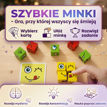 Szybkie minki - kto pierwszy złoży minę, ten wygrywa!