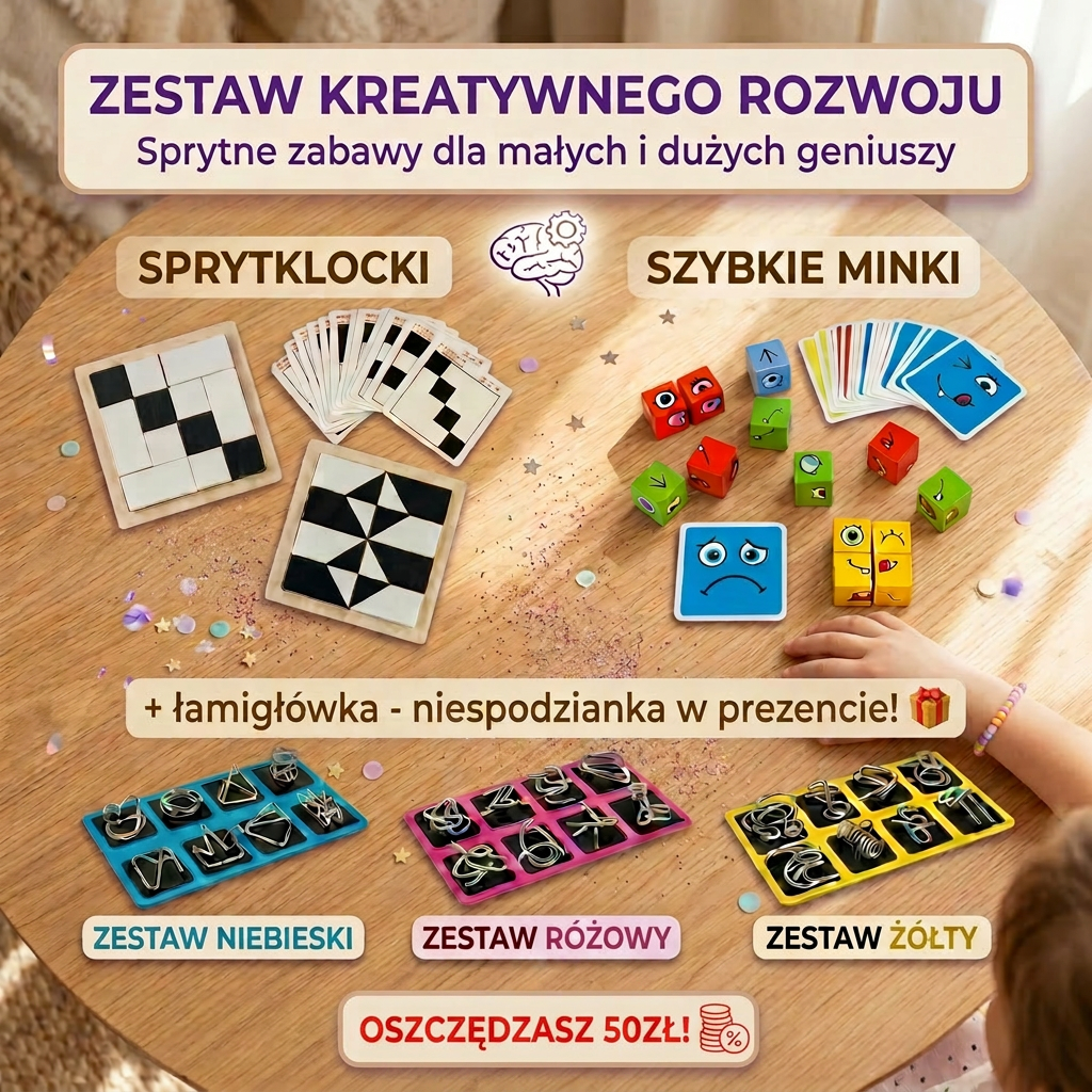 Szybkie minki - kto pierwszy złoży minę, ten wygrywa!