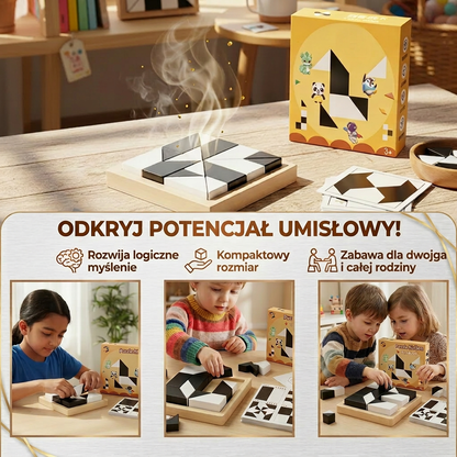 SPRYTKLOCKI — 80 poziomów logicznej zabawy. Od 3 do 99 lat.